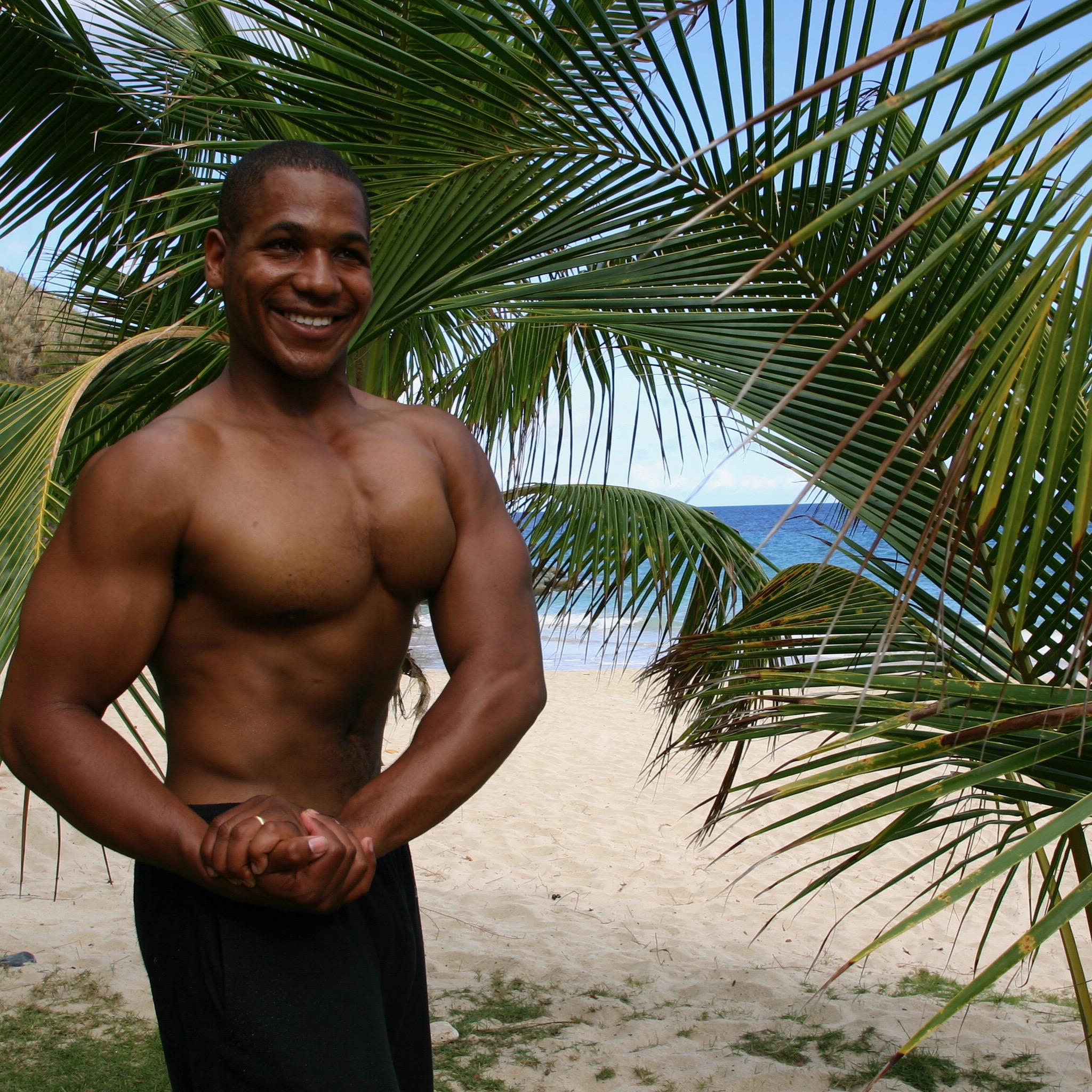 TERAHSHEA beach flex by palm tree